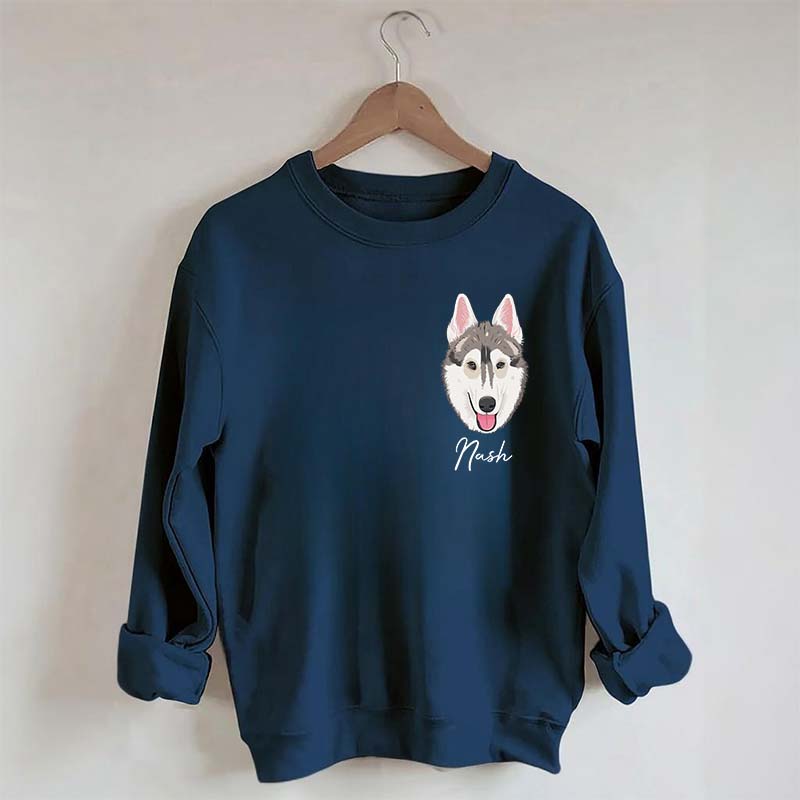 Custom Pet Portrait Sweatshirt