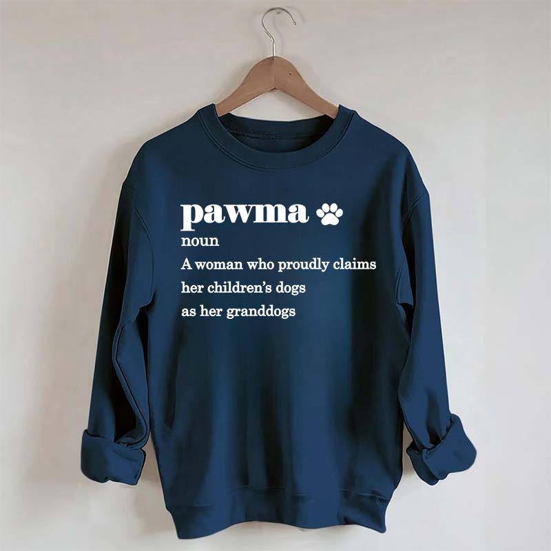 Pawma Definition Dog Mom Sweatshirt