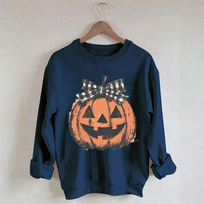 Preppy Jack o Lantern Sweatshirt
