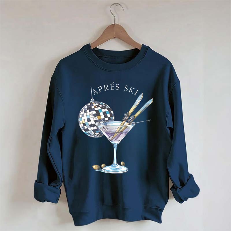 Womens Skiing Winter Sweatshirt