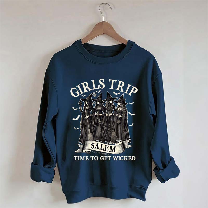 Retro Girls Trip Salem Sweatshirt