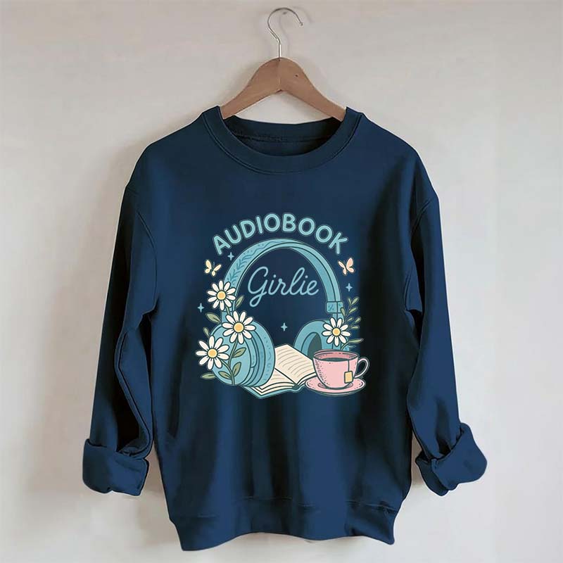 Audio Book Girlie Sweatshirt