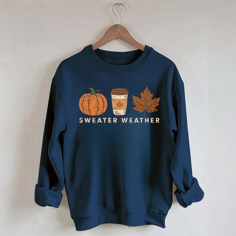 Cozy Autumn Sweater Weather Sweatshirt