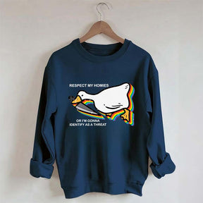 Silly Goose Ally Pride Queer Rights Ally Sweatshirt