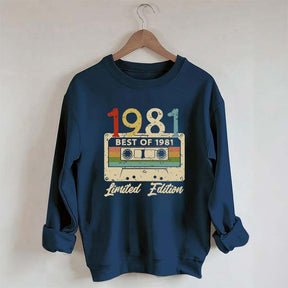 Audiotape And Letter Graphic Sweatshirt