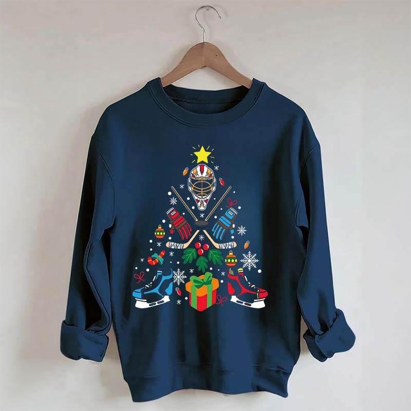 Sport Xmas Hockey Christmas Sweatshirt