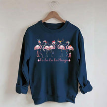 Pink Fa La La Mingo Christmas Sweatshirt