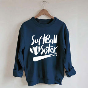 Softball Sister Game Days Sweatshirt