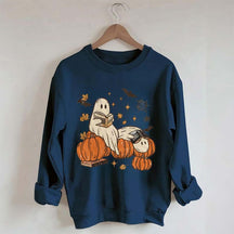 Ghost Reading Fantasy Book Sweatshirt