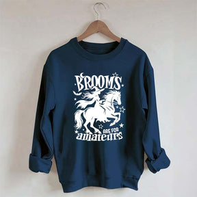 Funny Witch Riding Horse Sweatshirt