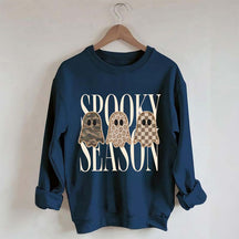 Leopard Ghost Spooky Season Sweatshirt