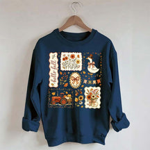 Hello Fall Goose Floral Sweatshirt