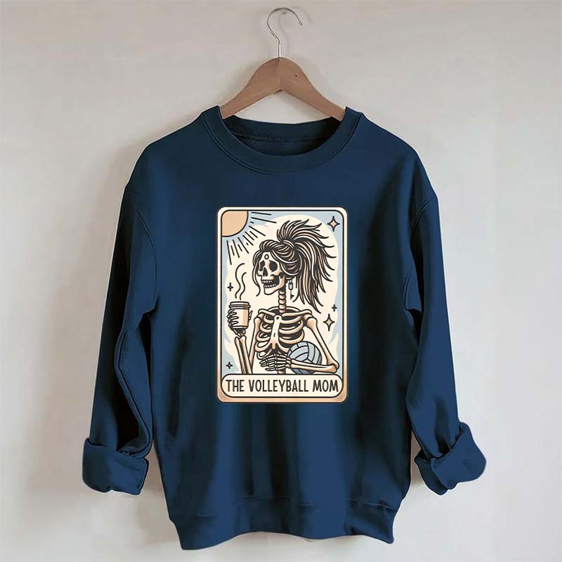Volleyball Mom Tarot Card Sweatshirt