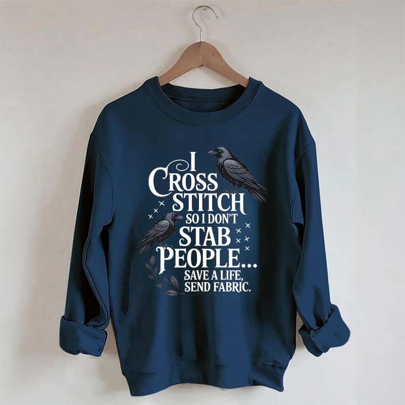 Cross Stitching Gift for Mom Sweatshirt