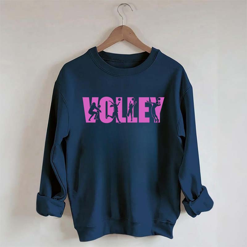 Beach Volley Frauen Volleyball Sport Sweatshirt
