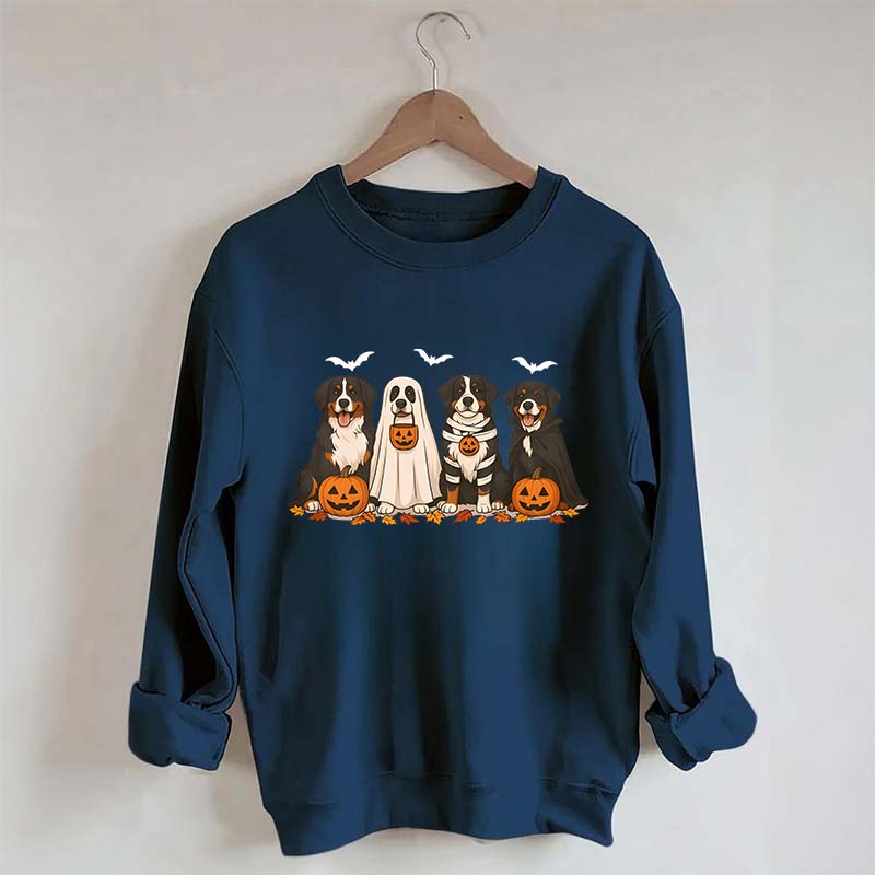 Bernese Mountain Dog Halloween Sweatshirt