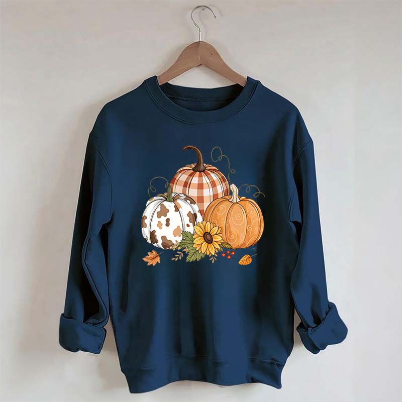 Fall Pumpkin Halloween Autumn Sweatshirt