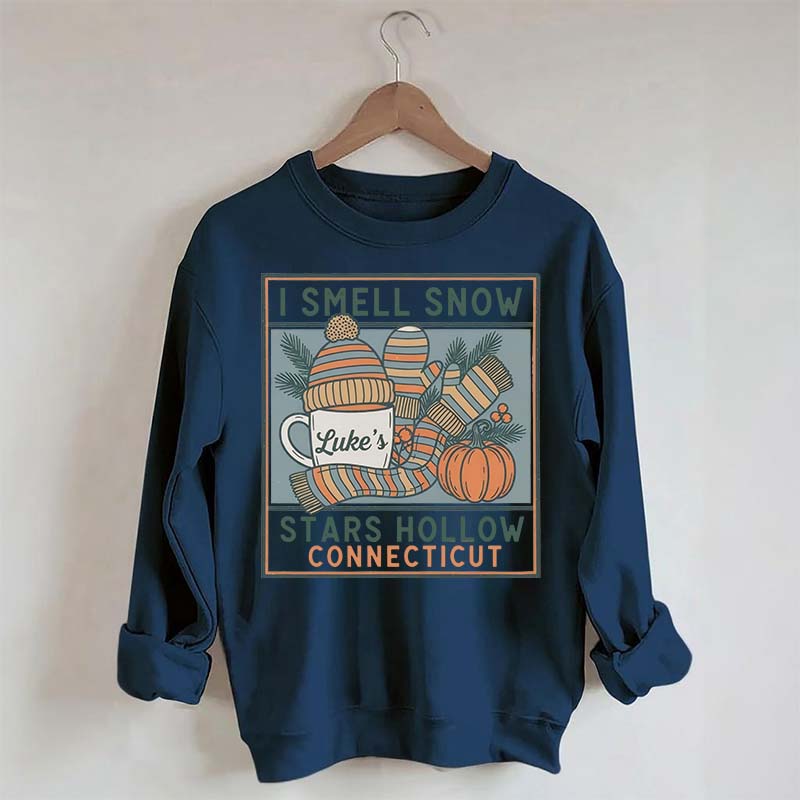 I Smell Snow Cozy Winter Season Sweatshirt