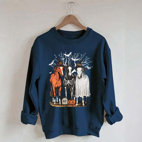 Retro Horse Halloween Sweatshirt