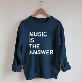 Retro Music is the Answer Sweatshirt