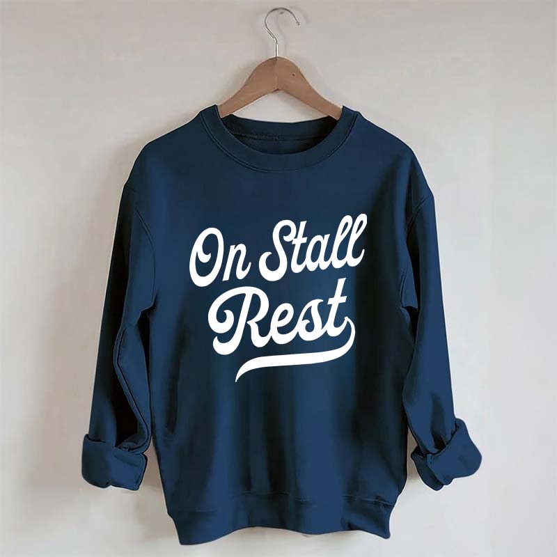 Funny Horse On Stall Rest Sweatshirt