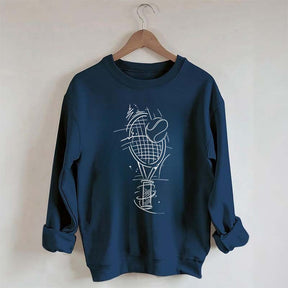 Minimalist Tennis Lover Sweatshirt
