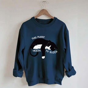 This Cat Needs To Sleep Sweatshirt