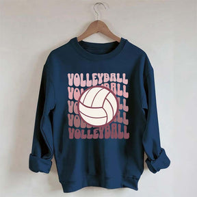 Retro Groovy VolleyBall Player Sweatshirt