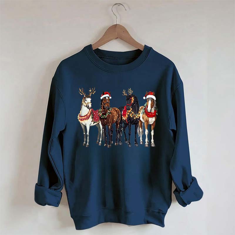 Horse Christmas Funny Sweatshirt