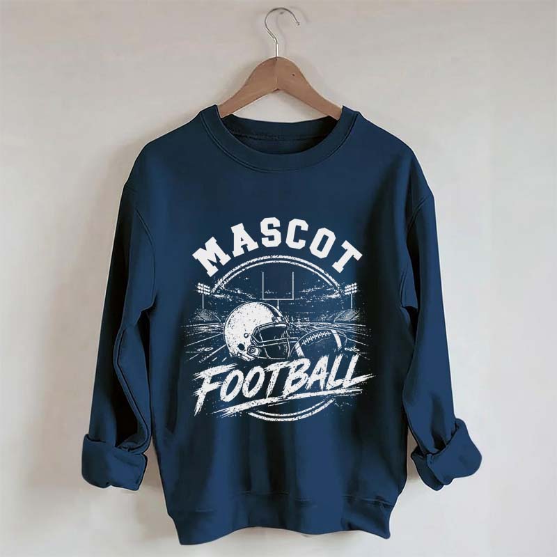 Custom Football Mascot Template Sweatshirt
