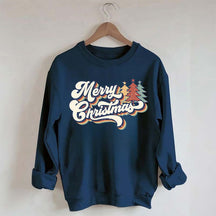Merry Christmas Family Retro Sweatshirt