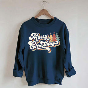 Merry Christmas Family Retro Sweatshirt