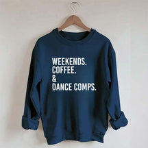 Retro Weekends Coffee and Dance Sweatshirt