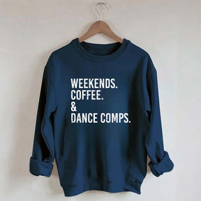 Retro Weekends Coffee and Dance Sweatshirt