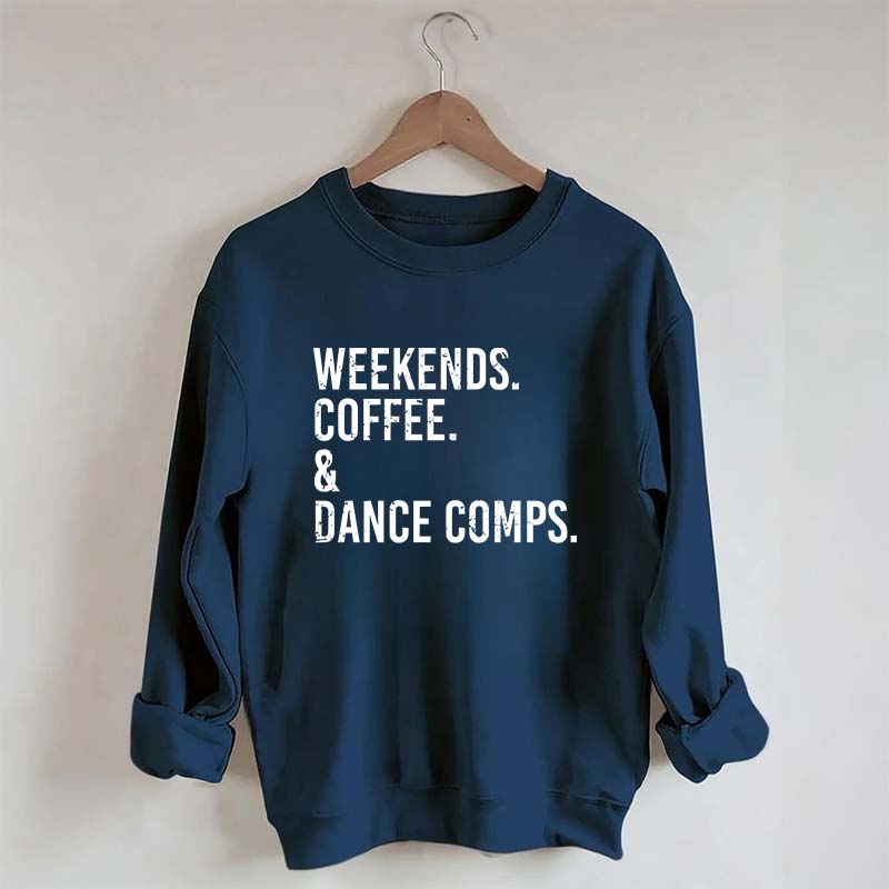 Retro Weekends Coffee and Dance Sweatshirt
