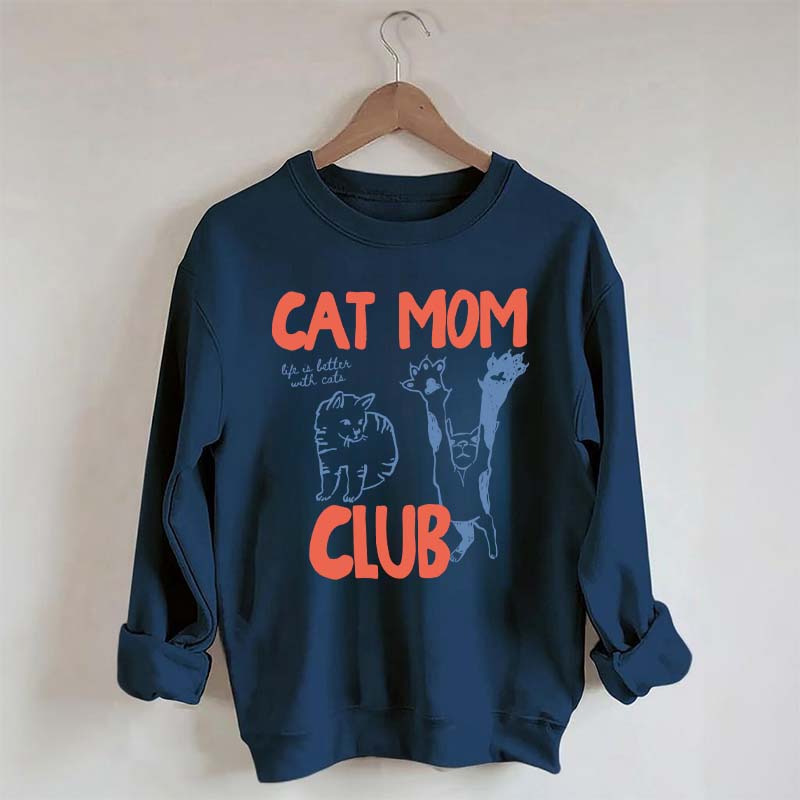 Funny Cat Mama Sweatshirt