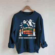 Spooky Readers Book Club Ghost Sweatshirt