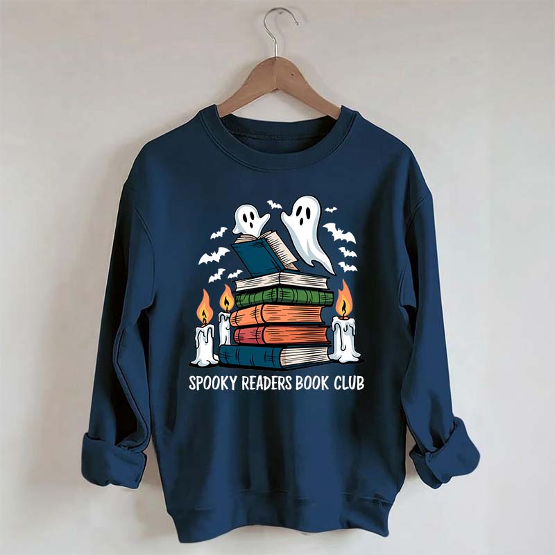 Spooky Readers Book Club Ghost Sweatshirt