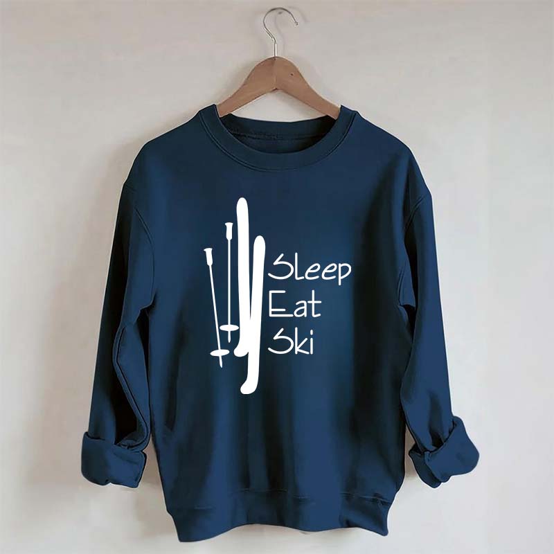 Sleep Eat Ski Sweatshirt