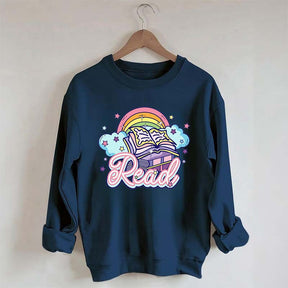 Rainbow School Book Lover Sweatshirt