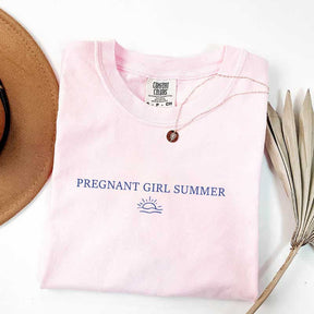 Cute Pregnant Girl Summer T-Shirt
