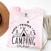 Fires Friends Fun Camping T-Shirt