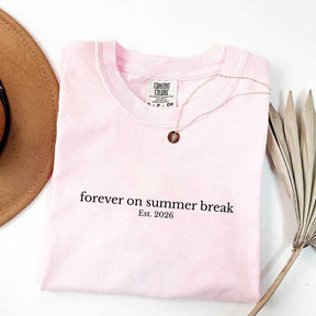 Custom Forever On Summer Break Retirement T-Shirt