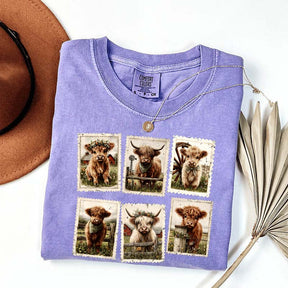 Comfort Colors Highland Cow T-Shirt