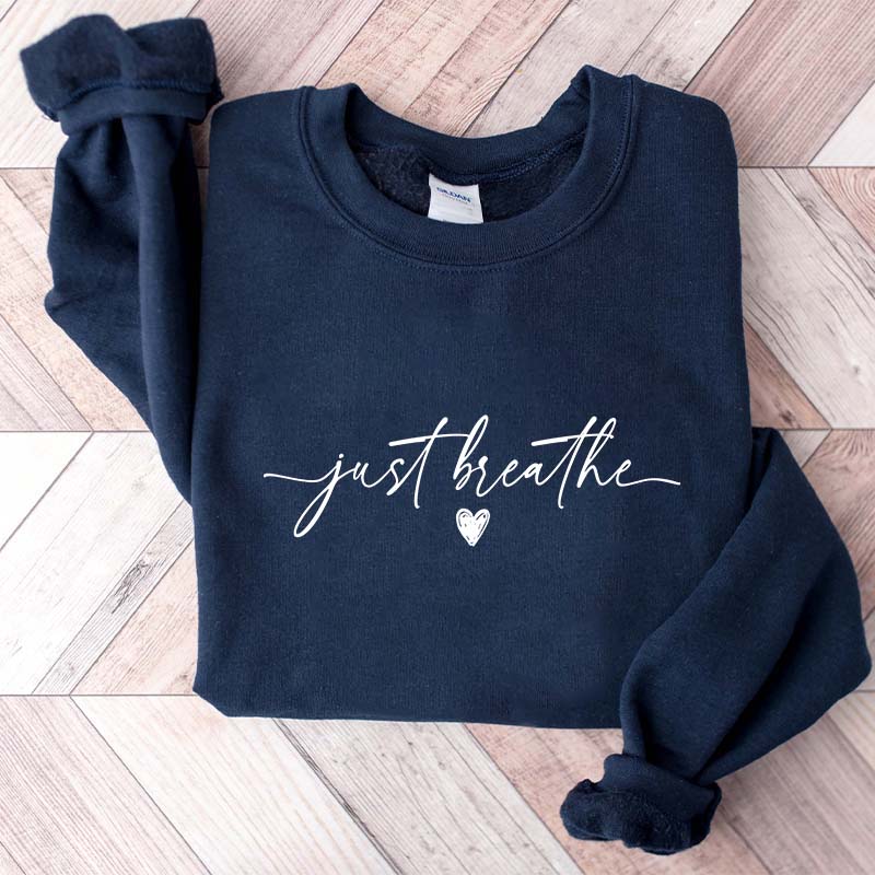 Heart Just Breathe Sweatshirt