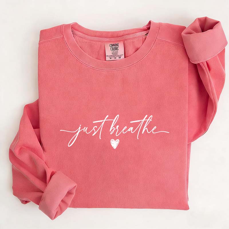 Heart Just Breathe Sweatshirt