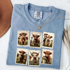 Comfort Colors Highland Cow T-Shirt