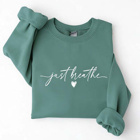 Heart Just Breathe Sweatshirt
