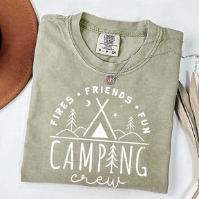 Fires Friends Fun Camping T-Shirt