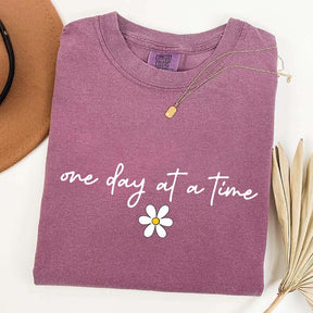 One Day at a Time Dasiy T-Shirt